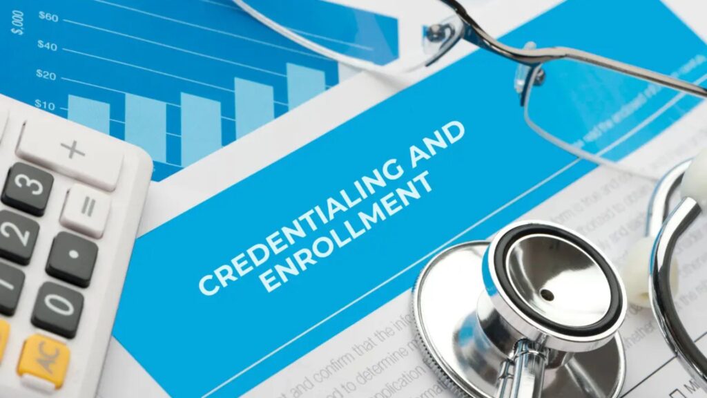 document showing credentialing and enrollment